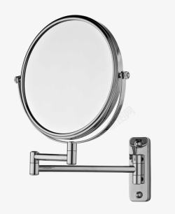 扁平化五金挂件浴室化妆镜子高清图片