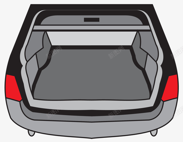 SUV卡通后备箱png免抠素材_88icon https://88icon.com SUV 卡通后备箱 后备箱 汽车 汽车后备箱 电动尾门 矢量后备箱