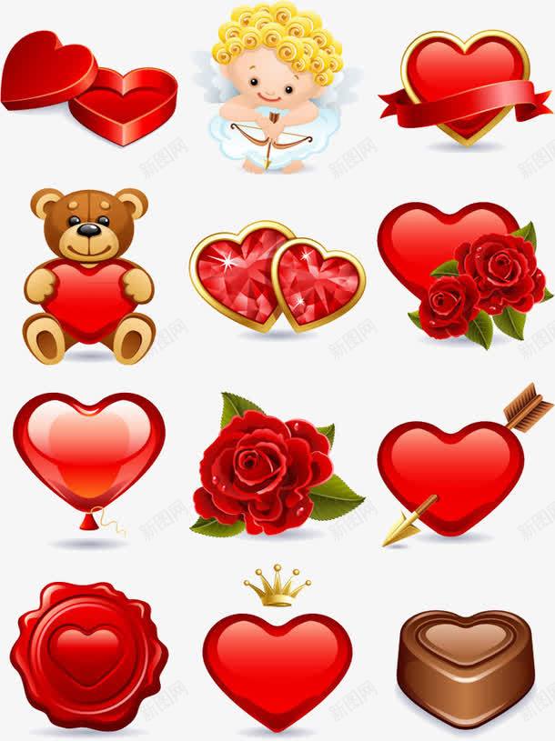 各种爱心合集png免抠素材_88icon https://88icon.com 一箭穿心 丘比特 可爱棕熊 喜庆 满屏爱心 爱心 爱心合集 爱心巧克力 爱心礼盒 爱心钻石 爱情 红色 红色爱心 红色玫瑰