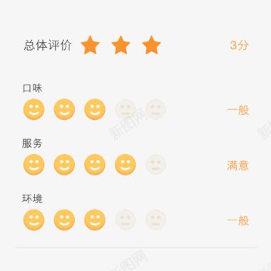 卡通星星眼评价图标图标