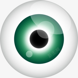 绿色瞳孔全国爱眼日一个眼球高清图片