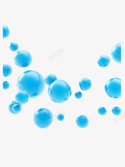 球png免抠素材_88icon https://88icon.com 悬浮飞舞科技背景 球 简洁的3D蓝色圆球图片 精美数码科技背景图片 蓝色球立体球