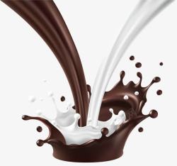 黑白配混合牛奶巧克力高清图片