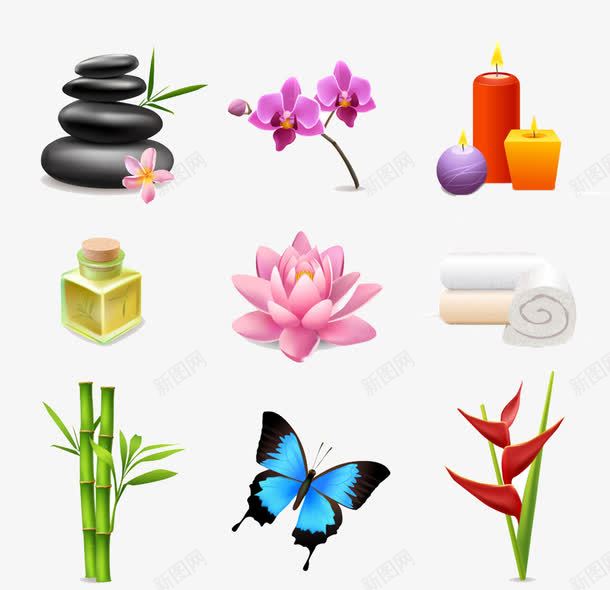 美容spapng免抠素材_88icon https://88icon.com spa 化妆品 女性用品 手绘 水疗 生活用品 竹子 美容 蜡烛 蝴蝶