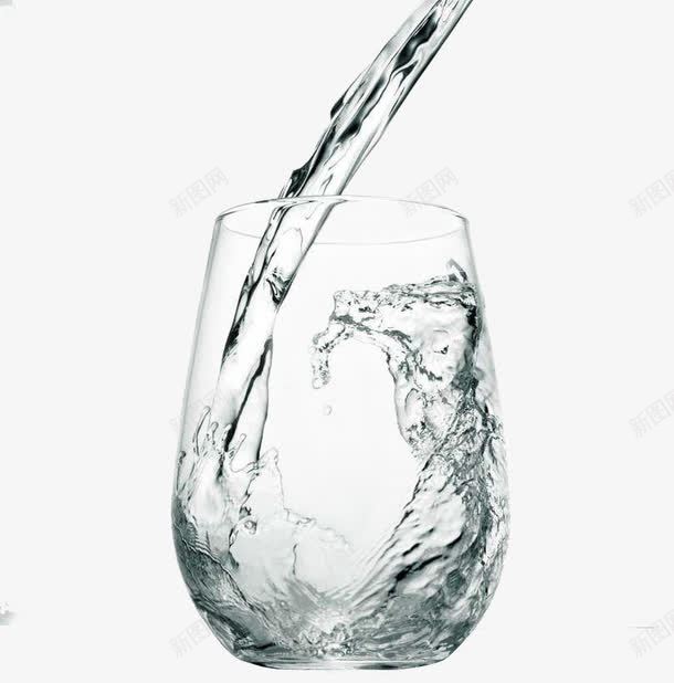 一杯水与玻璃杯png免抠素材_88icon https://88icon.com 一杯清水 产品实物 免费PNG格式素材 水 水杯 玻璃杯