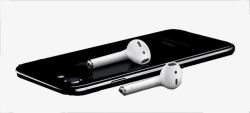苹果无线耳机iPhone7无线耳机特写高清图片
