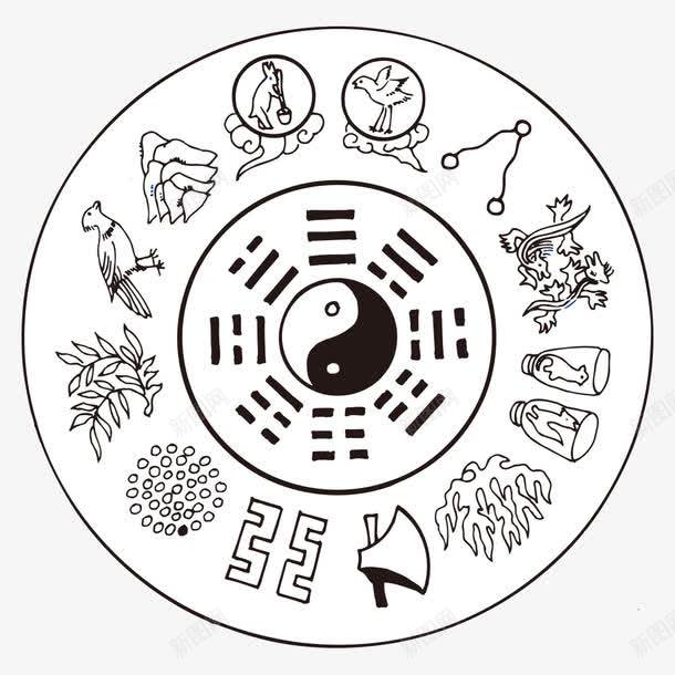 八卦图png免抠素材_88icon https://88icon.com 八卦图 八卦盘 周易 太极 太极八卦 太极图 宗教信仰 形状 易经八卦罗盘