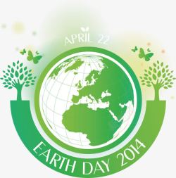 国际清洁地球日手绘绿色环保图标高清图片