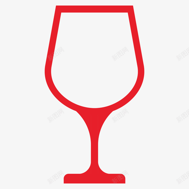 红色玻璃酒杯插画png免抠素材_88icon https://88icon.com 容器 杯子 玻璃杯 红色玻璃酒杯插画 红酒杯 高脚杯