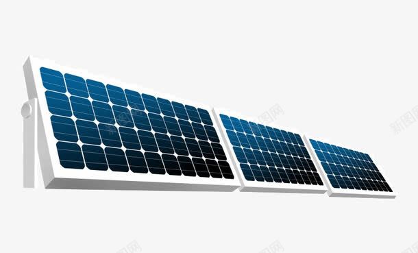 蓝色电板png免抠素材_88icon https://88icon.com 光能科技 太阳能 太阳能电板 电板