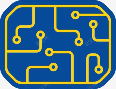 标识logo设计电子科技电路图图标图标