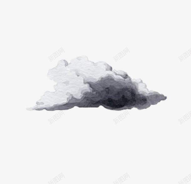 飘在天空的一朵乌云png免抠素材_88icon https://88icon.com 乌云 云朵 卡通 插画 雨天