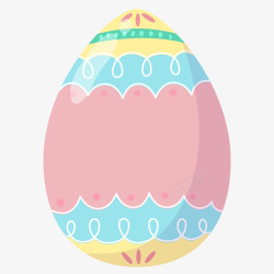 彩色彩蛋创意手绘复活节彩蛋高清图片