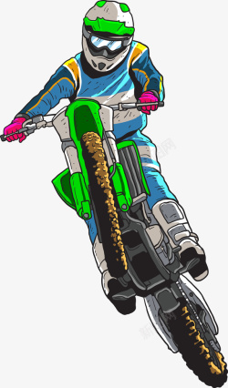 骑行运动员摩托车比赛高清图片
