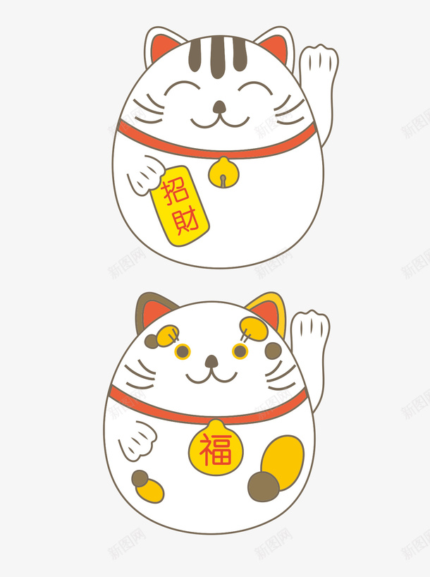 卡通手绘可爱的招财猫png免抠素材_88icon https://88icon.com 创意 动漫动画 卡通手绘 可爱的 招财猫 猫中国风 猫咪