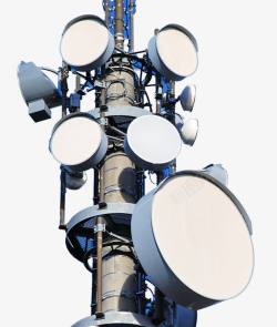 无线电通信塔现代无线通讯设备高清图片