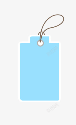 卡通吊牌矢量图素材