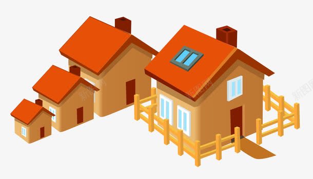 独家别院png免抠素材_88icon https://88icon.com 建筑 房子 护栏 独院 矢量素材