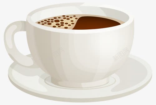 泡着咖啡的奶茶杯png免抠素材_88icon https://88icon.com 可可粉 咖啡 奶茶 茶杯 茶碟