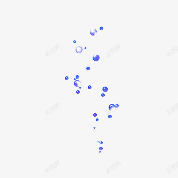 蓝色气泡海底泡泡效果元素png免抠素材_88icon https://88icon.com 效果元素 气泡 水泡 海底泡泡 蓝色