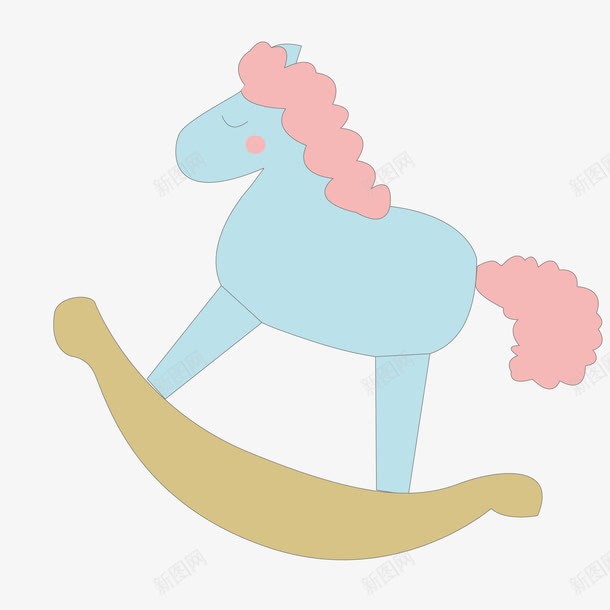 手绘卡通小木马png免抠素材_88icon https://88icon.com 儿童玩具 卡通小木马 小木马 幼儿玩具 手绘小木马 玩具
