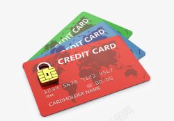银行卡信息科技密码锁素材