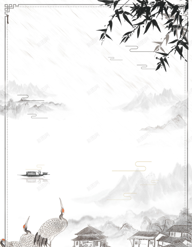 灰色中国风水墨二十四节气白露背景jpg设计背景_88icon https://88icon.com 创意 十二节气白露 古风 古风海报展板 唯美 复古 气中国风 白露 白露节气 节气海报 节气背景