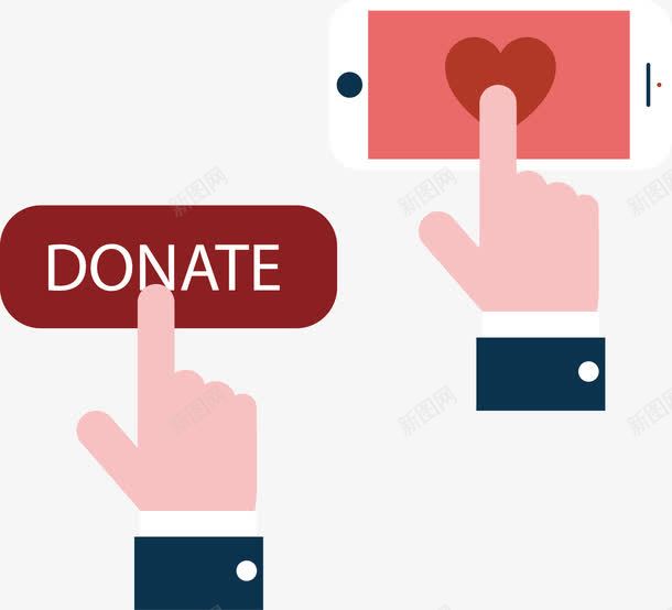 手机电商捐献png免抠素材_88icon https://88icon.com 手绘汇款 捐献给慈善基金会 爱心募捐 矢量源文件 社会公益活动海报 社会爱心人士 资助贫困人士