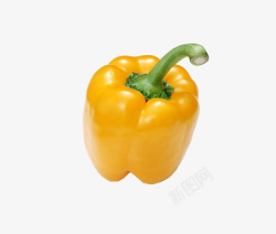 黄椒实物黄色甜椒高清图片