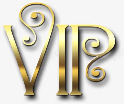 vip金色logo图标图标