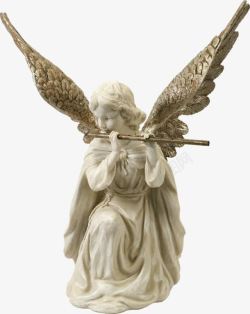 小天使雕像素材