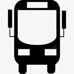 大客车正面的大客车图标高清图片