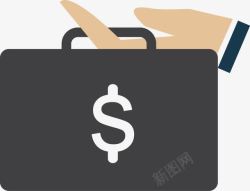 创意人口美元收入图素材