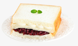 玛呖德紫米夹心软面包素材