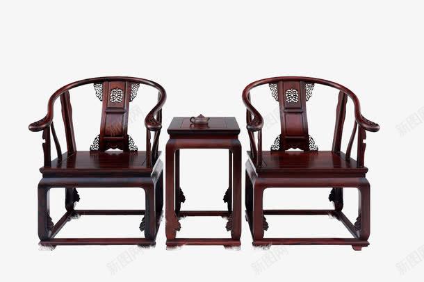 古典红木家具两个太师椅png免抠素材_88icon https://88icon.com 两个 古典 太师椅 红木家具