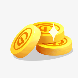 游戏道具设计游戏道具金币元素高清图片
