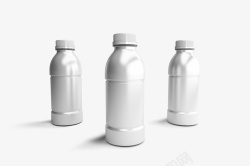 三个瓶子PSD分层饮料瓶高素材
