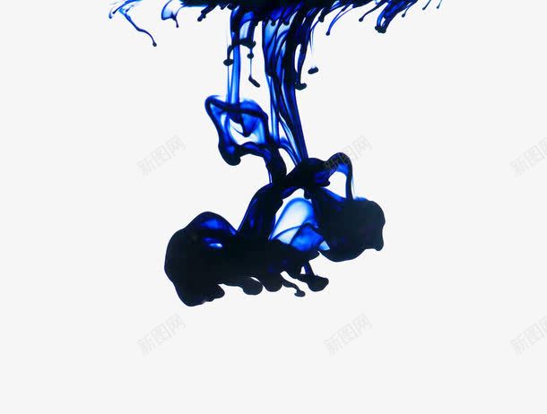 水中扩散墨团png免抠素材_88icon https://88icon.com 墨团 墨水 墨汁 染料 水中墨 水中扩散 水墨风 蓝色 颜料