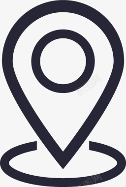 俱乐部logoicon地址管理矢量图图标图标