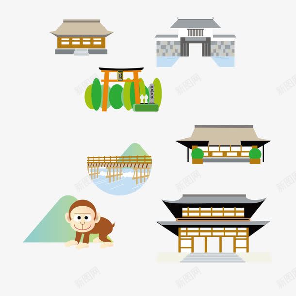 古建筑卡通png免抠素材_88icon https://88icon.com 亭台楼阁 古代铺子 古建筑 杂货铺 门槛