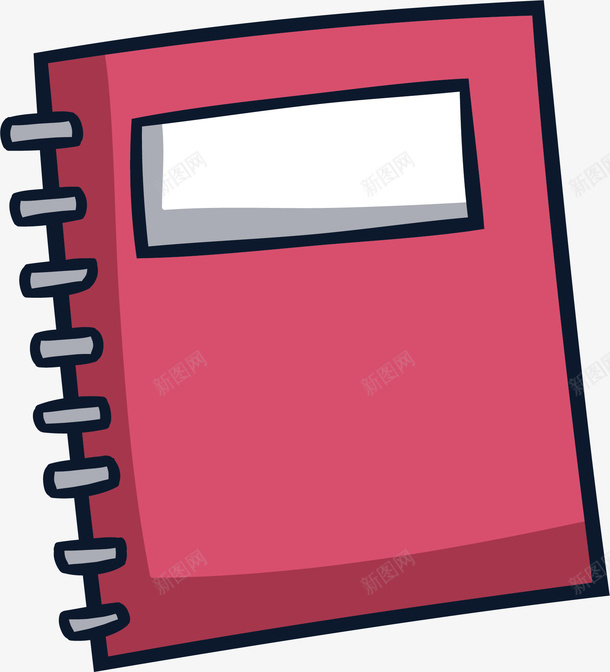 本子文具办公广告矢量图ai免抠素材_88icon https://88icon.com 卡通 文具促销 文具公司 文具办公广告 文具店 晨光文具 红色的 矢量图