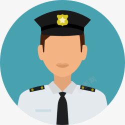 警察头像警方图标高清图片