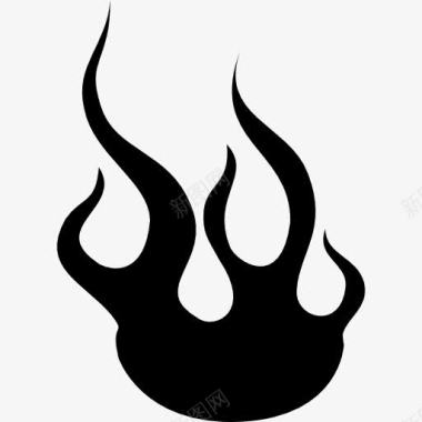 宝马火焰消防图标图标