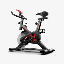 黑色动感单车室内健身车高清图片