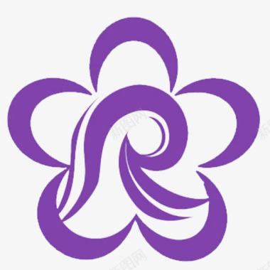 透明花朵素材花店logo图标图标