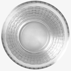 圆玻璃碗微距特写素材