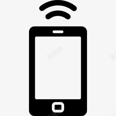 WiFi无线连接无线电话信号图标图标