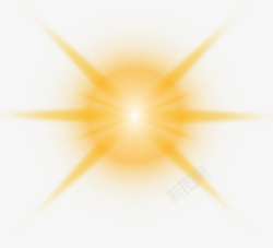 发光的星星素材