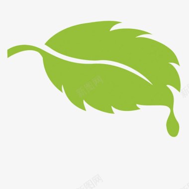 绿色能源图标绿色绿叶减肥logo图标图标