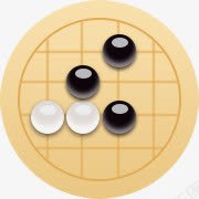 卡通围棋png免抠素材_88icon https://88icon.com 下棋 卡通 围棋 棋盘